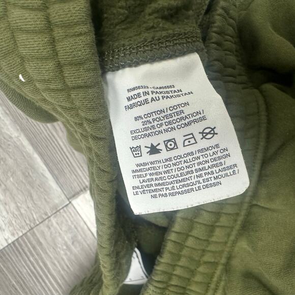 Nike Sportswear Green White Mens L Swoosh Athleisure Jogger Active Sweatpants - Picture 6 of 13